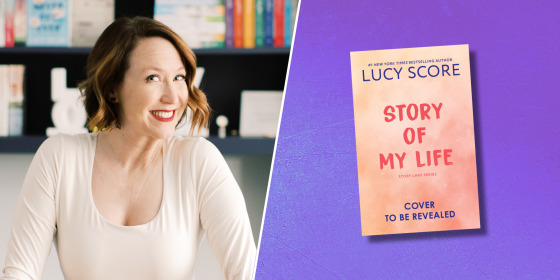 Lucy Score and her book "Story of My Life"