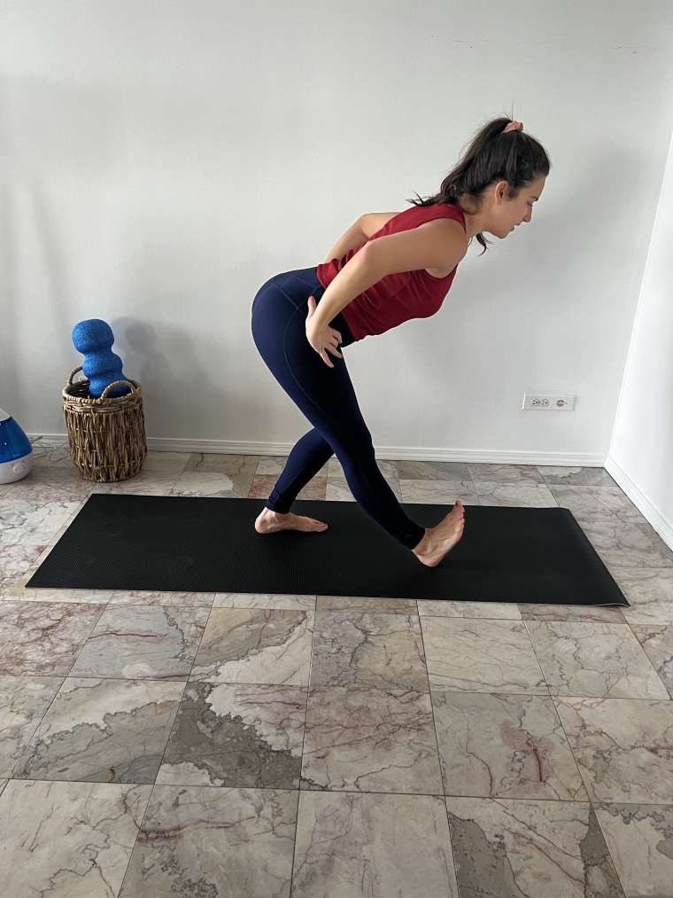 Standing hamstring stretch