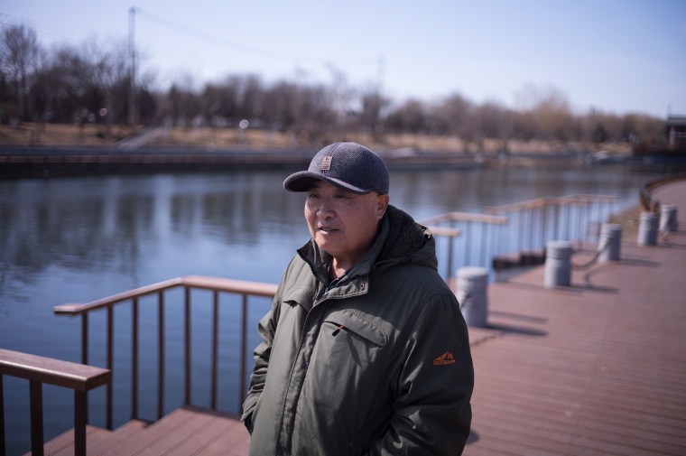 Liu Junping, who comes to the Qinghe Waterfront Green Corridor for a stroll every day, said it had a “good vibe.”