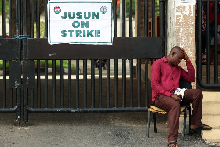 Nigerian unions shut down the national power grid as they began an indefinite strike on June 3, 2024, closing airports, hospitals, schools and public offices after the government failed to agree a new minimum wage.