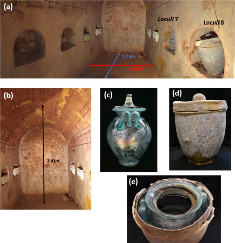 Images show the funeral chamber where an urn thought to contain the world's oldest liquid wine was found in southern Spain. 