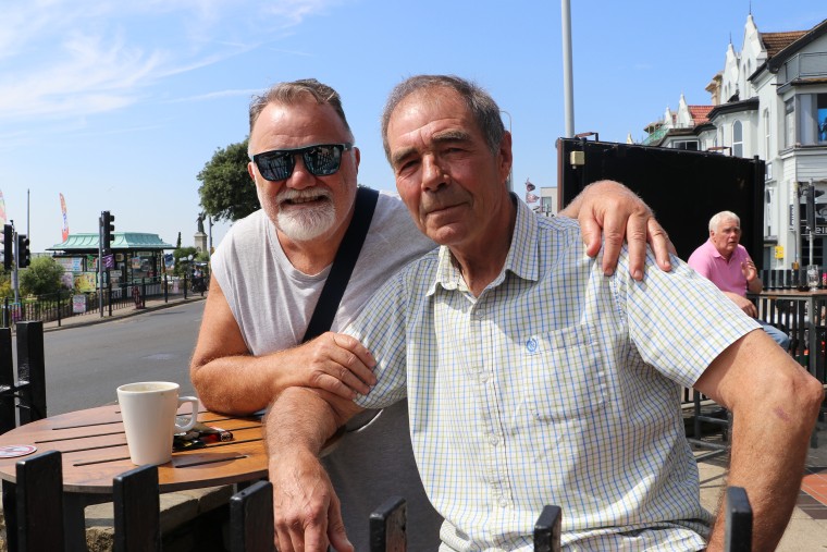 Nigel Farage supporters in Clacton