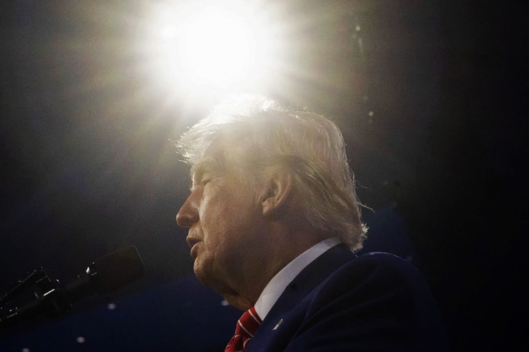 President-elect Donald Trump speaks in Phoenix.