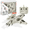 Sharper Image Toy RC Thunderbolt Jet X-2 Stunt Drone Lightweight Foam Design and 2.4GHz Long Range Wireless Control