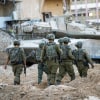 Israeli soldiers during a ground operation