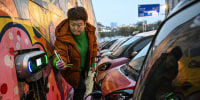 Tiny electric cars weave through traffic in southern China, their cheap and cheerful designs bringing a touch of colour to the EV revolution in the country's overlooked cities. 
