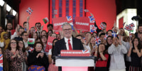 Image: Labour Leader Keir Starmer Celebrates Winning The 2024 General Election