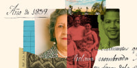 Photo Illustration: Different images illustrating how Afro Latino families can trace their roots back to enslavement