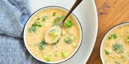 200-Calorie Broccoli Cheddar Soup