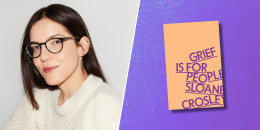 Sloane Crosley and her memoir cover