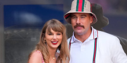 Taylor Swift and Travis Kelce at the 2024 US Open Tennis Championships.