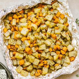 Roasted Root Vegetable Packets