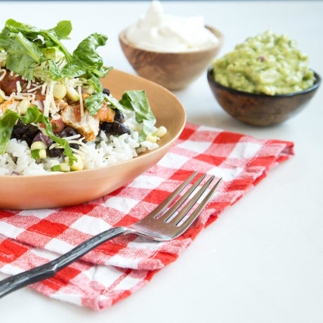 Make-Ahead Chipotle-Style Burrito Bowl (finished)