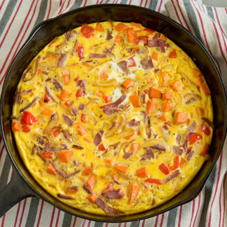 Corned beef frittata