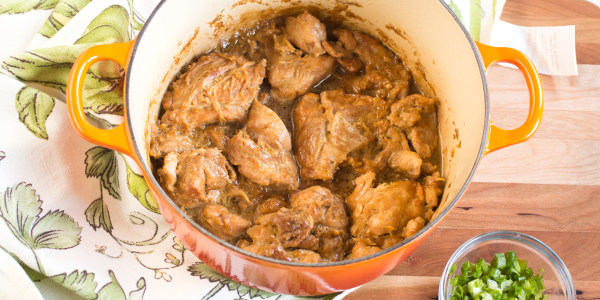 Braised Soy-Honey-Garlic Chicken