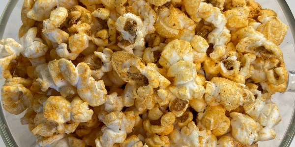 Cheesy Barbecue Popcorn