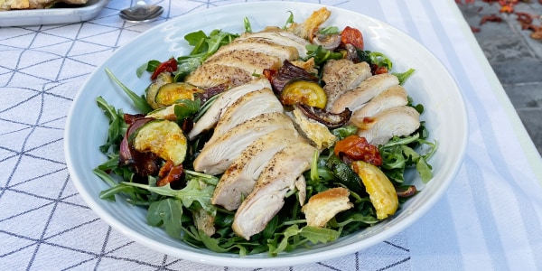 Siri Daly's Sheet-Pan Roasted Chicken Panzanella