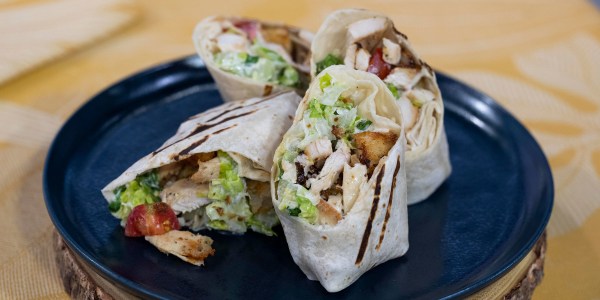 Ultimate Chicken Caesar Wraps