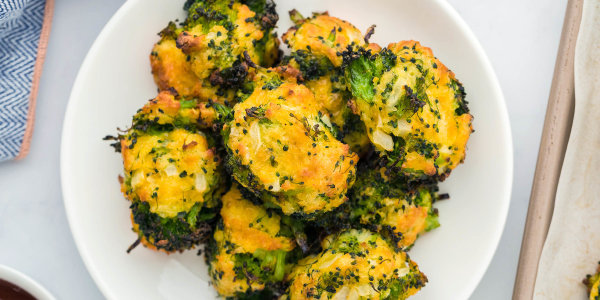 Broccoli-Cheddar Tots