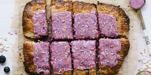 Giant Blueberry Pop Tart