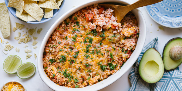 Vegetarian Taco Bake