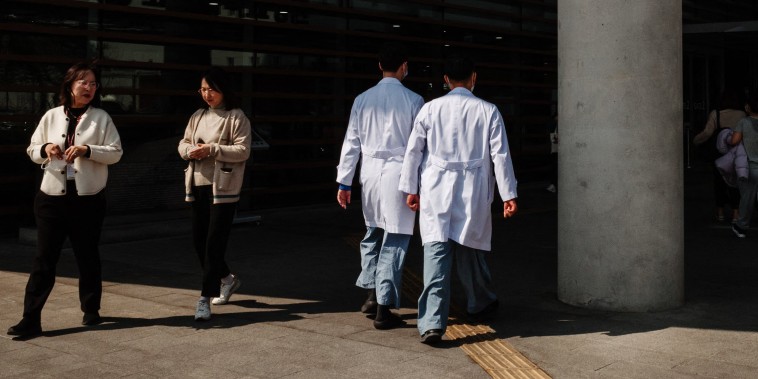 Thousands of trainee medics walked off the job on February 20 to protest government plans to sharply increase the number of doctors, which it says is essential to combat shortages and serve South Korea's rapidly ageing population. 