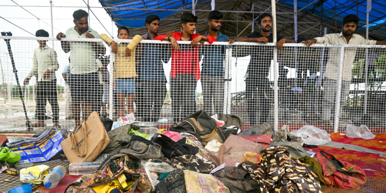 Image: India Religion religious stampede aftermath