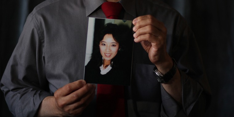 Harry Ong, brother of Betty Ong, who was a flight attendant on Flight 11 on September 11, 2001, holds a portrait of his sister, Betty Ong, at his home on Tuesday, September 6, 2011 in San Francisco, Calif.  Ong  was a flight attendant on Flight 11 on 9/11