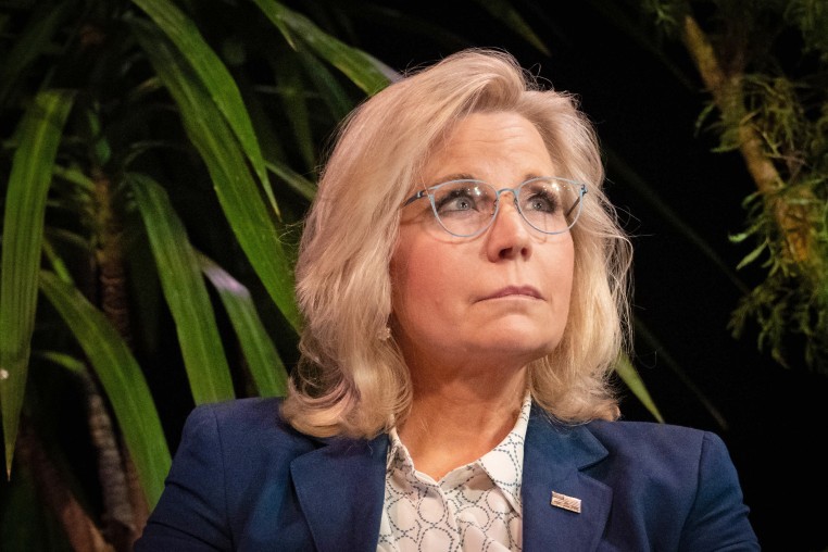 Former Rep. Liz Cheney at an event in Austin, Texas, on Sept. 6, 2024.