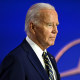 President Joe Biden arrives at a NATO summit event in Washington on Tuesday, July 9, 2024.