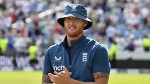 AP : File photo of England Test captain Ben Stokes applauding his players during a post-match presentation at Headingley.