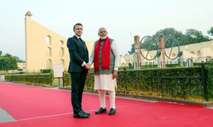 

PTI : Prime Minister Modi and President Macron's Jaipur visit
