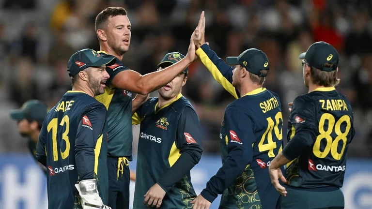 Australia defeated the BlackCaps by 72 runs to take a 2-0 lead in the three-match T20I series. - AP