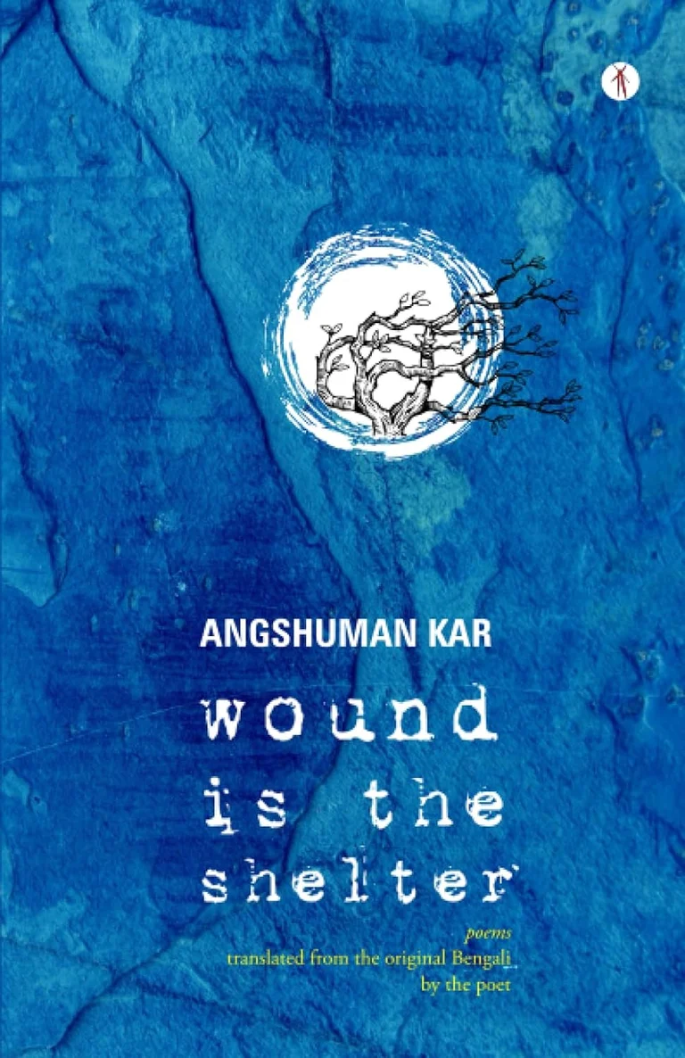 "Wound is the shelter" book cover - -