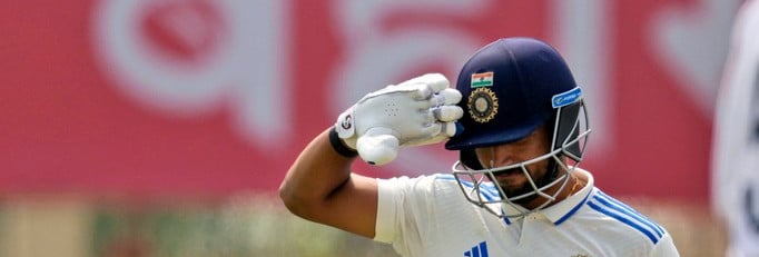 AP : India's Dhruv Jurel gives a salute after completing his fifty runs on Day 3 of the 4th Test against England in Ranchi, February 25, 2024.