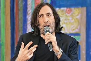 Photo: Getty Images : Author Speaks: Paul Lynch at the recently-concluded Jaipur Literature Festival