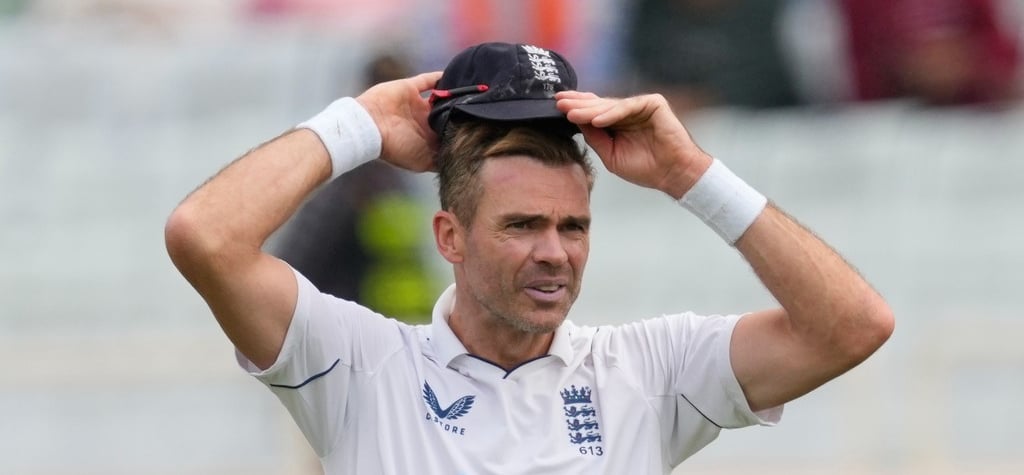 AP : England's James Anderson on Day 2 of the fourth Test against India in Ranchi, February 24, 2024.