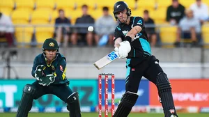 | Photo: Chris Symes/Photosport via AP : New Zealand need to win the second T20I in order to stay alive in the series.