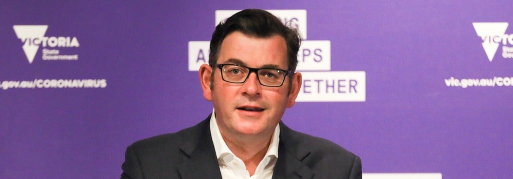 AP File : Premier of Australia's Victoria state Daniel Andrews addresses the media during his daily televised press conference in Melbourne, Australia, on Oct. 28, 2020.