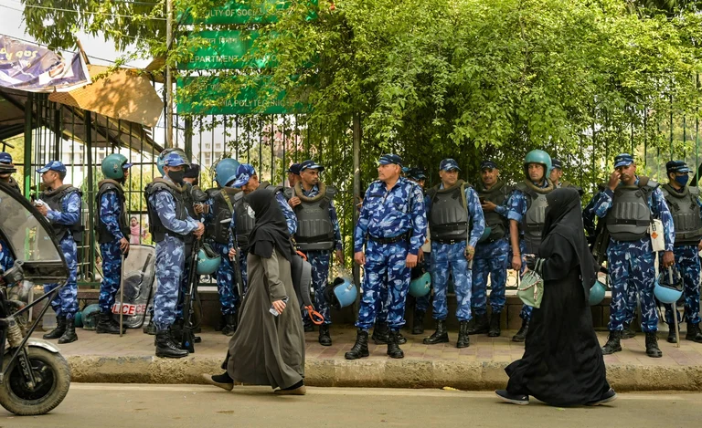 Security beefed up in Delhi a day after the Ministry of Home Affairs notified CAA rules | - PTI