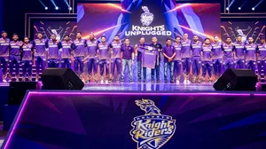 Photo: X/ @KKRiders : Kolkata Knight Riders full squad with support staff and head coach before the start of the IPL 2024.