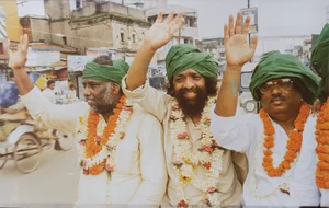 K M Kishan : Suraj Mandal, Shibu Soren and Saiman Marandi in Ranchi