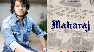 Instagram : Junaid Khan, poster of 'Maharaj'