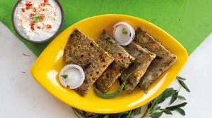Photo by Centre for Science and Environment. : Bathua Stuffed Paratha