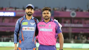 BCCI : File photo of Lucknow Super Giants captain KL Rahul (left) and Rajasthan Royals skipper Sanju Samson from Indian Premier League 2023.  
