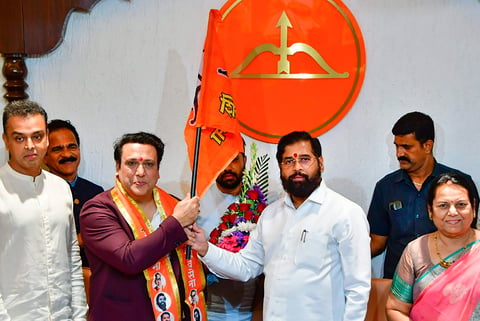 Govinda joins Shiv Sena in the presence of Maharashtra Chief Minister Eknath Shinde