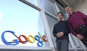 Google's co-founders Larry Page and Sergey Brin