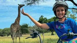 Instagram : Jasmine Bhasin at Casela Wildlife park