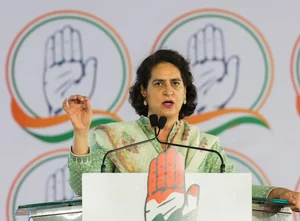 PTI  : Congress leader Priyanka Gandhi  | 