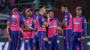 AP : Rajasthan Royals celebrate the dismissal of Mumbai Indians' Rohit Sharma during their Indian Premier League 2024 match in Jaipur on April 22.
